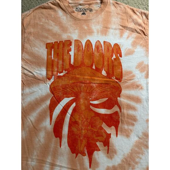 NWT Fashion Nova The Doors Mushroom Tie Dye Tee - Picture 2 of 4